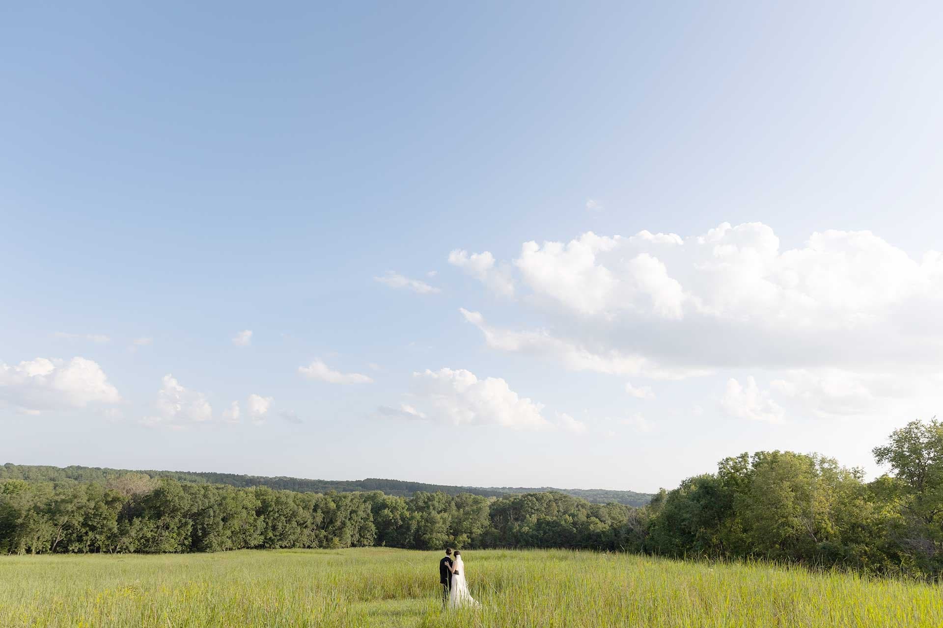 Kinnick Stadium wedding, Iowa City, Iowa